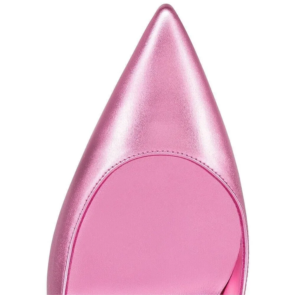 Christian Louboutin So Kate 120 pointed toe Metallic Pink pumps 37.5 - Picture 4 of 11